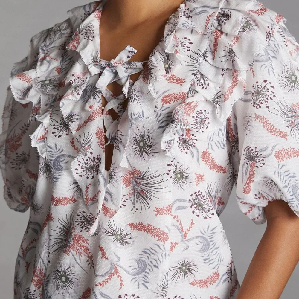 Magali Pascal Wildflower Ruffled Blouse - Picture 2 of 3